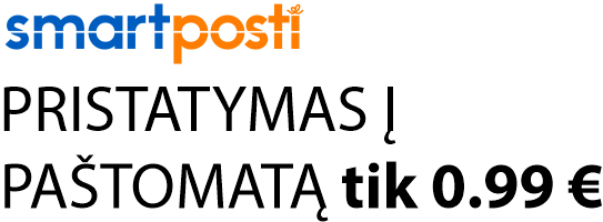 Pristatymas į SmartPosti 0.99 eur
