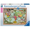 Ravensburger Dėlionė 1000 vnt. - Pasaulio žemėlapis