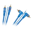 Oem Kabelis 2 x RCA - 2 x RCA + laidas 5 m kampinis - tiesus