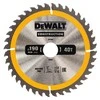 Pjovimo diskas medienai DeWalt Construction; 190x30 mm; Z40