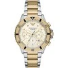 EMPORIO ARMANI VYRIŠKAS LAIKRODIS AR11606 Dvispalvis Chronografas + DĖŽUTĖ