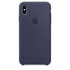 Apple iPhone XS Max Silikoninis dėklas - Vidurnakčio mėlynas