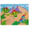 SMILY PLAY SPW83597 Dinozaurai medinės dėlionės