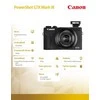 CANON POWERSHOT G7X MARK III (Juodas)