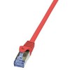 LOGILINK CQ3034S - Komutacinis kabelis Cat.6A 10G S/FTP PIMF PrimeLine raudonas 1m