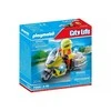 Playmobil – greitosios medicinos pagalbos motociklas su mirksinčia lempute (71205)