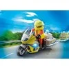 Playmobil – greitosios medicinos pagalbos motociklas su mirksinčia lempute (71205)