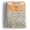 RESTILO mata vonios shiny chenille BATI spalva smėlio spalva styl skandynawski 60x90
