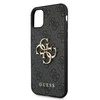 Guess GUHCP12L4GMGGR Apple iPhone 12 Pro Max 6.7" dėklas telefonui pilkos spalvos 4G Big Metal Logo