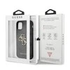 Guess GUHCP12L4GMGGR Apple iPhone 12 Pro Max 6.7" dėklas telefonui pilkos spalvos 4G Big Metal Logo