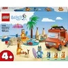 LEGO® Bluey išvyka į paplūdimį šeimos automobiliu