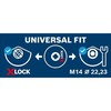 Bosch X-LOCK Carbide MultiWheel 125 x 1 x 22,23mm 10 vnt.