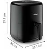 TEFAL | Kompaktiška gruzdintuvė „Easy Fry“ | EY145810 | Galia 1300 W | Talpa 3 l