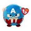 TY Beanie Balls Pliušinis žaislas - Capitan America, 10 cm