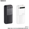 Greito įkrovimo išorinė baterija (Powerbank) REMAX RPP-72 20000mAh 22.5W QC + 20W PD, juoda