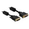 Delock Extension cable DVI 24+5 male > DVI 24+5 female 1 m juodas