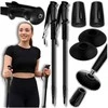 Šiaurietiško ėjimo (Nordic Walking) teleskopinės sulankstomos lazdos PRO