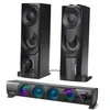 Kompiuterio kolonėlės Audiocore Garso sistema RGB LED Stereo Gaming