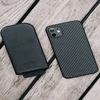 Evelatus Apple iPhone 11 Pro Max aukščiausios kokybės anglies pluošto dėklas ECCI11, juodas