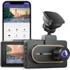 AZDOME M27 DVR 2K raiška, GPS, WIFI, 3 colių IPS ekranas, automobilių įrašymo įrenginys, 24 val. parkavimo stebėjimas
