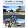 AZDOME M550 3CH 4K vaizdo registratorius – maksimalus saugumas su 3 kameromis ir naktiniu matymu