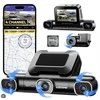 AZDOME M660 2K+3*1080P 4CH automobilio DVR GPS 5G Wifi įmontuotas 128GB eMMC balso valdymas 24 val. parkavimo stebėjimo sistema