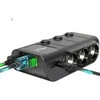 Šakotuvas GC01 3 USB + 1 Type-C + 1 PD automobilinis 12-24V prievadas įkroviklis, 3 lizdai, skaitmeninis ekranas įkrovimo adapteris