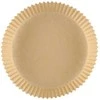 Popieriniai įdėklai oro gruzdintuvėms 20x4.5 cm 100 vnt. apvalūs