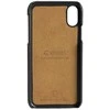 Dėklas Krusell Sunne 2 kortelių dangtelis Apple iPhone XS Max vintage juodas
