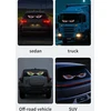 Mirksintis VELNIO AKYS LED skydelis automobiliams, sunkvežimiams, sedanams, visureigių priekinio stiklo langams