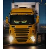 Mirksintis VELNIO AKYS LED skydelis automobiliams, sunkvežimiams, sedanams, visureigių priekinio stiklo langams