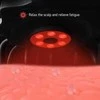 Octopus – išmanus galvos masažuoklis su 20 masažo kontaktų, 5 režimais, Bluetooth muzikos funkcija ir raudonos šviesos terapija