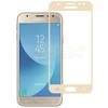 Samsung Galaxy J3 2017 telefono ekrano aukso spalvos apsauginis stiklas