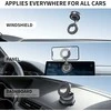 Sulankstomas vakuuminis magnetinis automobilinis telefono laikiklis su siurbtuku