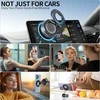 Sulankstomas vakuuminis magnetinis automobilinis telefono laikiklis su siurbtuku