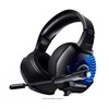 Žaidimų ausinės ONIKUMA GAMING K6 su RGB besikeičiančiomis spalvomis. 3D HD STERIO GARSAS