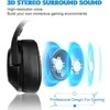 Žaidimų ausinės ONIKUMA GAMING K9 su RGB besikeičiančiomis spalvomis. 3D HD STEREO GARSAS