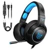 Žaidimų ausinės ONIKUMA GAMING K9 su RGB besikeičiančiomis spalvomis. 3D HD STEREO GARSAS