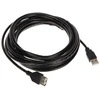 LANBERG CA-USBE-10CC-0050-BK extension cable USB 2.0 AM-AF 5m juodas