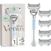 Gillette Venus Satin Care Aloe skustuvas intymios srities plaukams + galvutė 5 vnt.