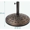 Relaxdays Skėčio stovas 14 kg