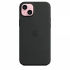 iPhone 15 Plus Silicone Case with MagSafe - Black