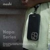 Moshi Napa MagSafe – odinis dėklas, skirtas iPhone 15 Pro Max (kiaušinio baltas)