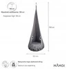 Maomi Vaikams skirtas hamakas 160cm aukščio
