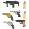 IWAKO trintukų- dėlionių rinkinys "Model Gun" ER-BRI035