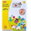 LaQ „People Blocks“ magnetinių kaladėlių rinkinys „GO GO WORLD", 21 vnt. PB328