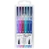 Marvy Uchida Rašikliai teptukiniu galiuku Le Pen Flex 4800-6B Jewel, 6vnt.