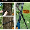 AnorTrek stovyklavimo hamakas su tinkleliu nuo uodų, 290 x 140 cm, Ripstop 230T nailonas, ON-AT-008