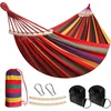 Anyoo lauko hamakas su skersiniu strypu, 210 x 150 cm, 200 kg, raudonas, AY-Stripes-Hammock-red-40
