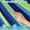 Anyoo lauko medvilninis hamakas su tvirtinimo diržais, 270 x 152 cm, 200 kg, žalias, AY-Stripe-Hammock-žalias-40